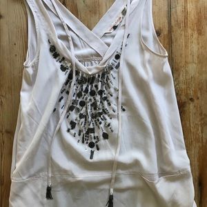 Rebecca Taylor beaded tunic with pockets